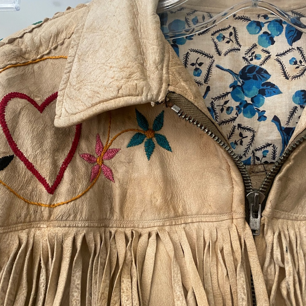 COPY - Vintage Deer Skin Western Fringe Jacket
